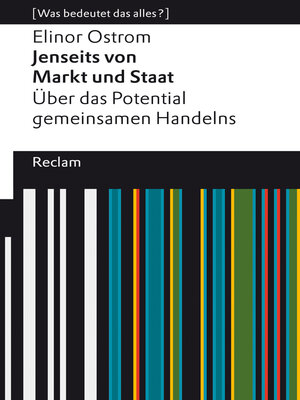 cover image of Jenseits von Markt und Staat. Über das Potential gemeinsamen Handelns